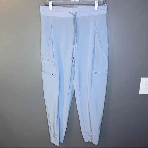 Athlete Go Far Travel Pant Jogger Style Blue Star Size 6 Petite - Picture 2 of 7